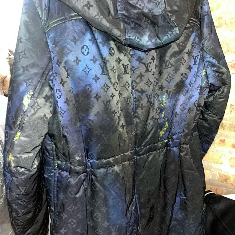 Louis Vuitton Black and Blue Monogram Jacket - Picture 3 of 9